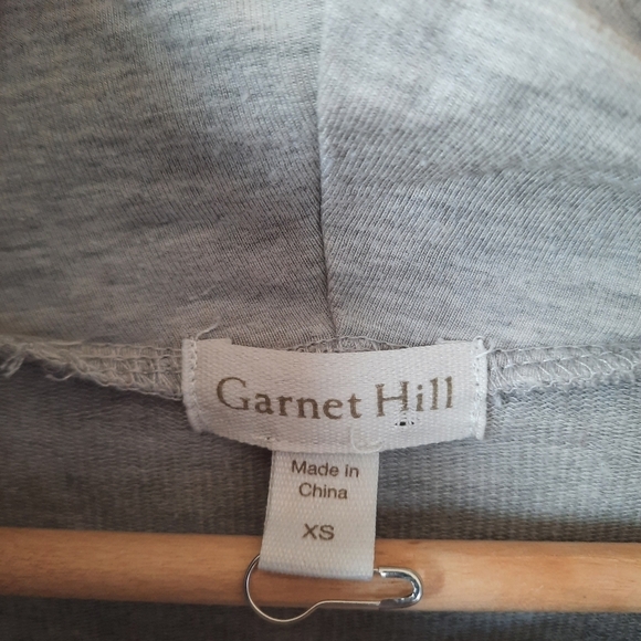 Garnet Hill heather gray cowlneck knit tunic - Picture 7 of 8